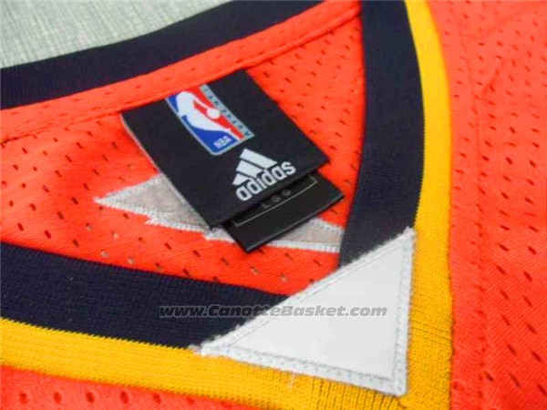 Maglia Golden State Warriors Stephen Curry #30 Retro Arancione